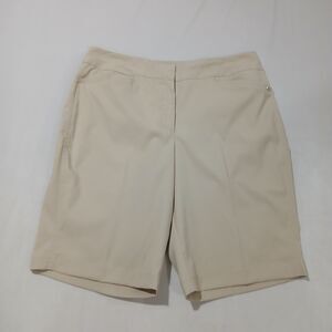 Tail Shorts Womens 14 Golf Apparel Classic Activewear Tan Beige Chino GX4356
